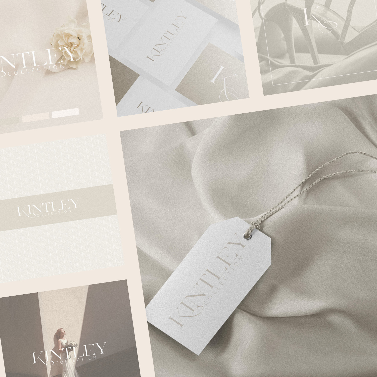 Bridal brand identity branding logo design