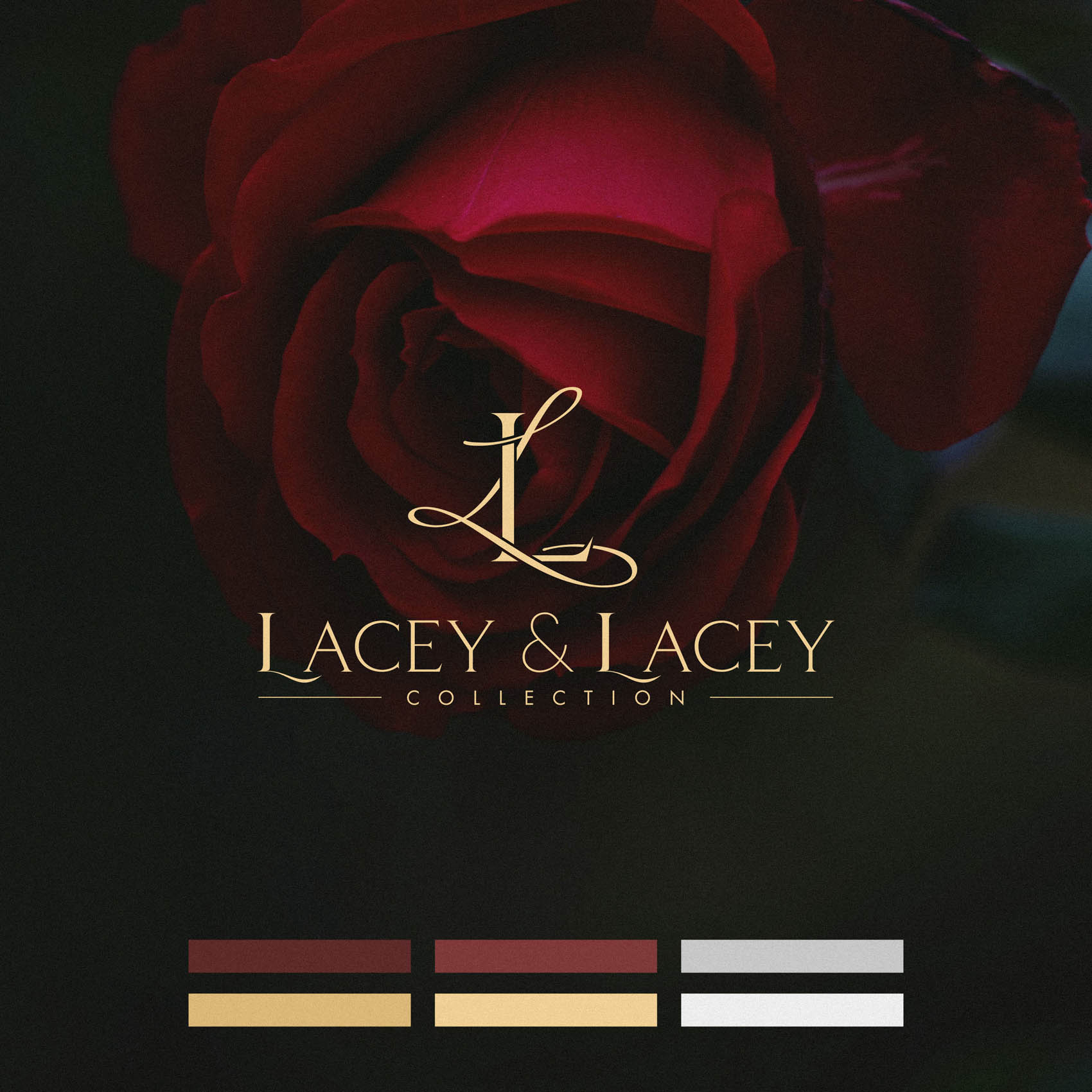 Lacey & Lacey - Luxury Candle Packaging Logo & Brand Identity