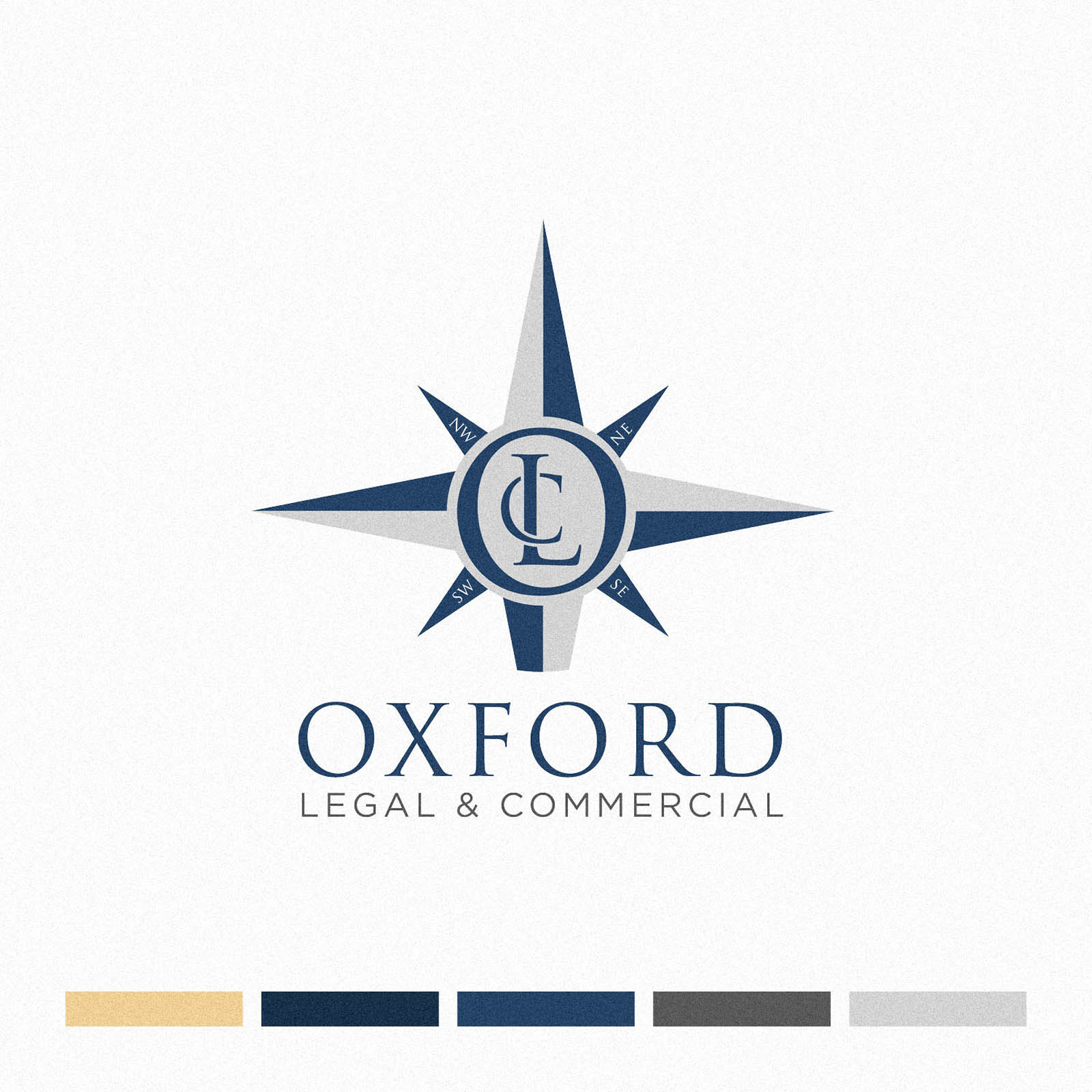 Oxford Corporate brand identity design high end