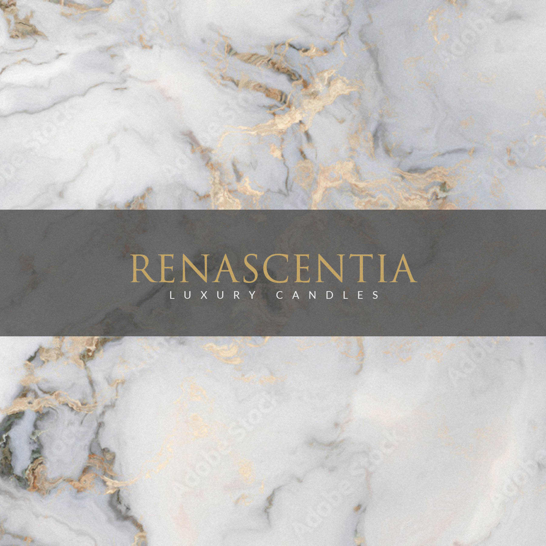 Renascentia luxury candle brand identity logo design london7