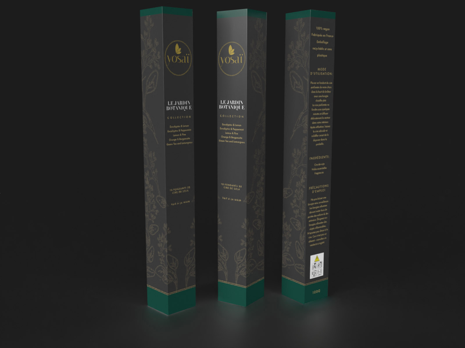 Yosai Luxury Candles Packaging Design Project