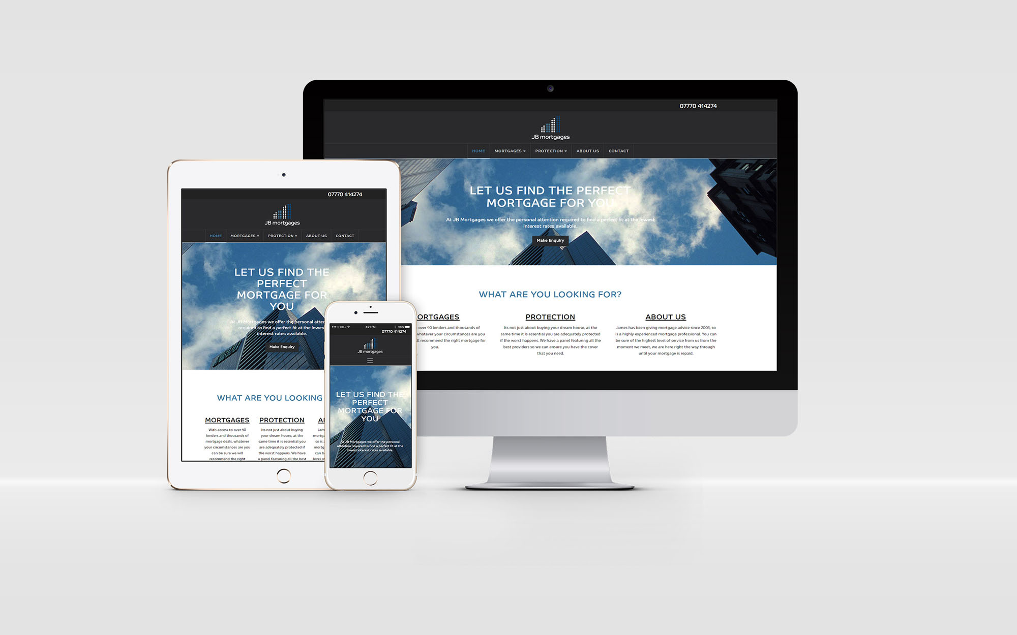 JB Mortgages Web Design Website Developer