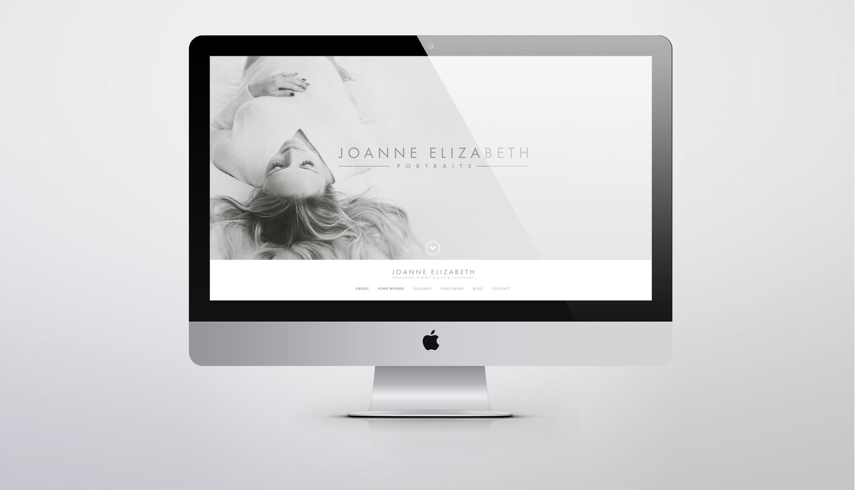 Joanne Elizabeth Photography - Website Design