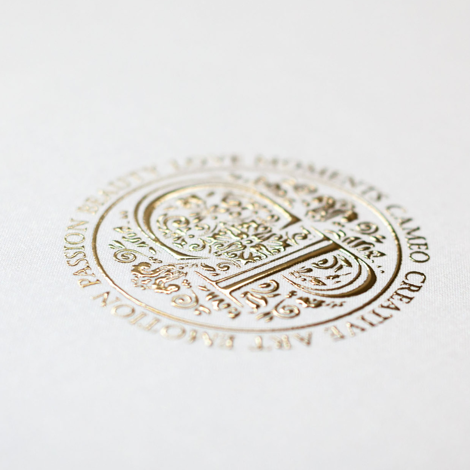 Wax seal design for wedding photographers