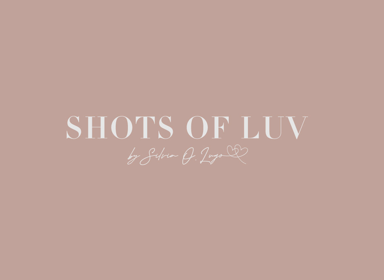 Shots of Luv Photography - Newborn Photography Brand Identity