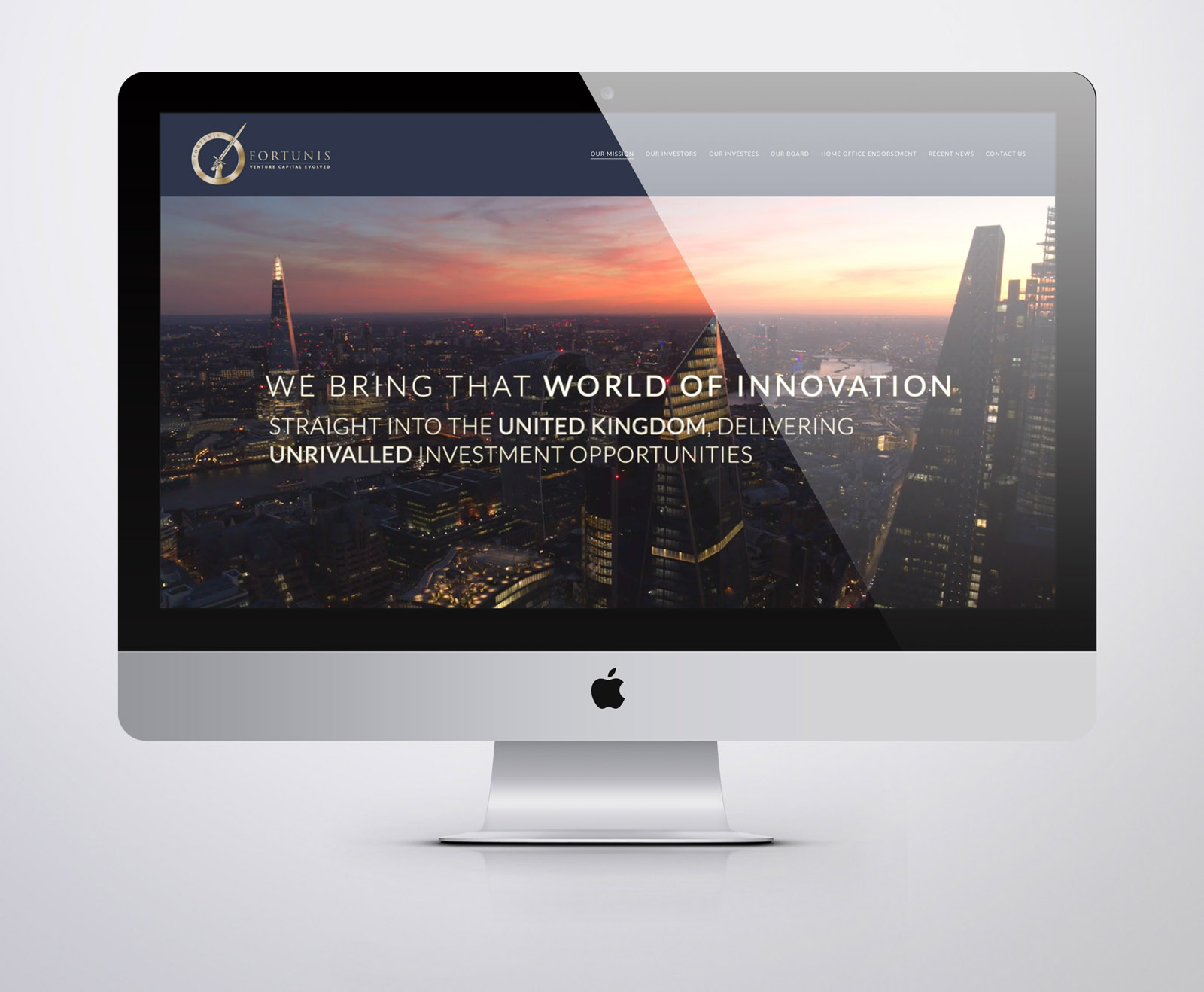 Fortunis Capital high end web design squarespace website