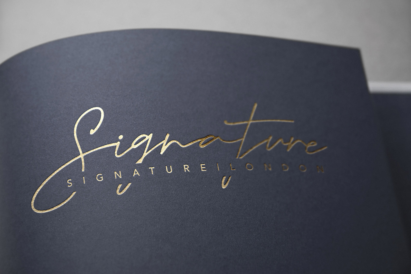 Signature London Logo & Identity Design Project