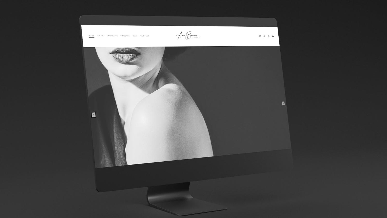 Anna Bauman Photography Web Design Website for Photographer