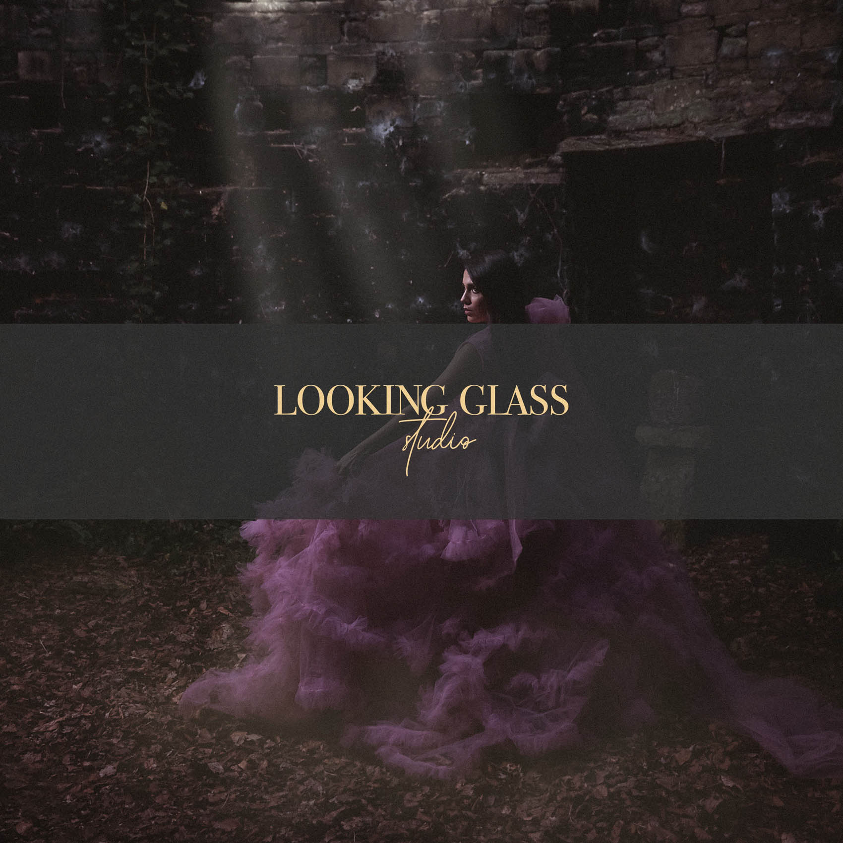 Looking Glass Studio Photography Brand Identity Logo Design