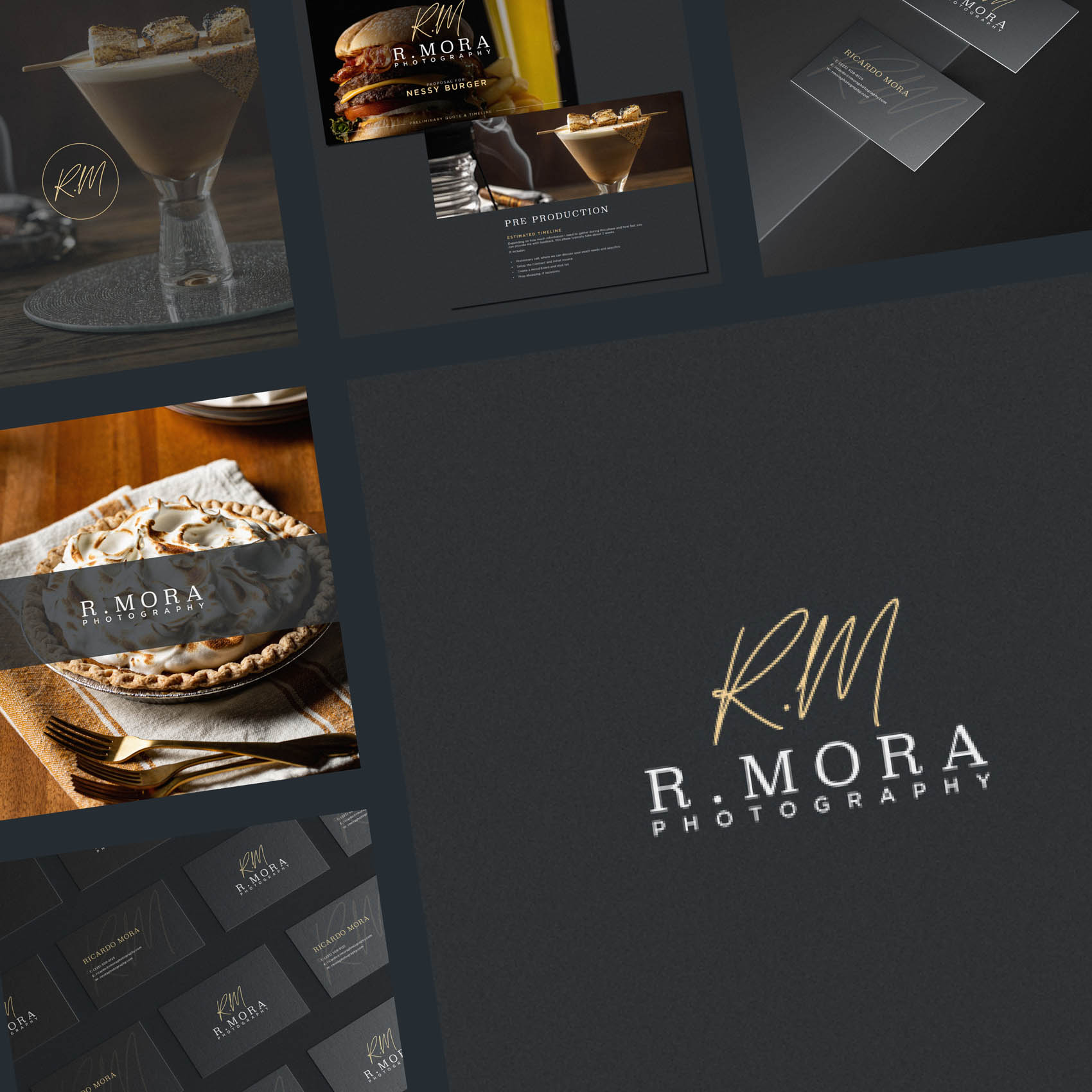 R Mora Photography - Branding and Brand Identity Design Project London