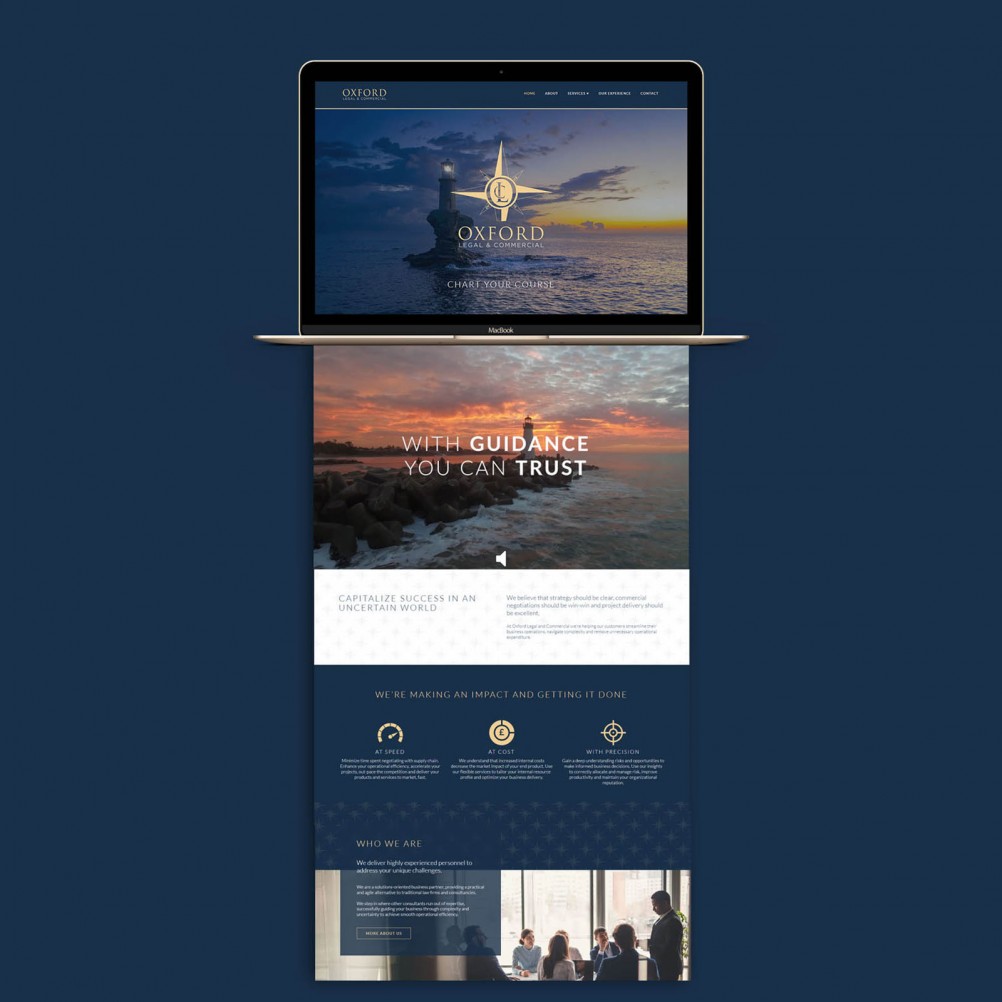 Commercial Corporate Legal Website Design London