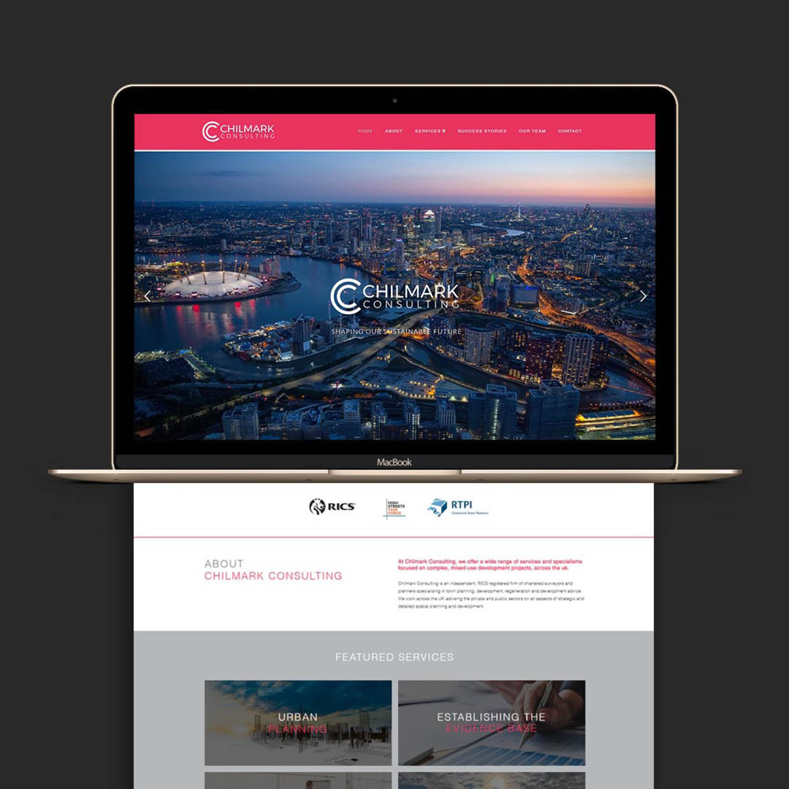 Website Design for Chilmark Consulting, Corporate Website Design
