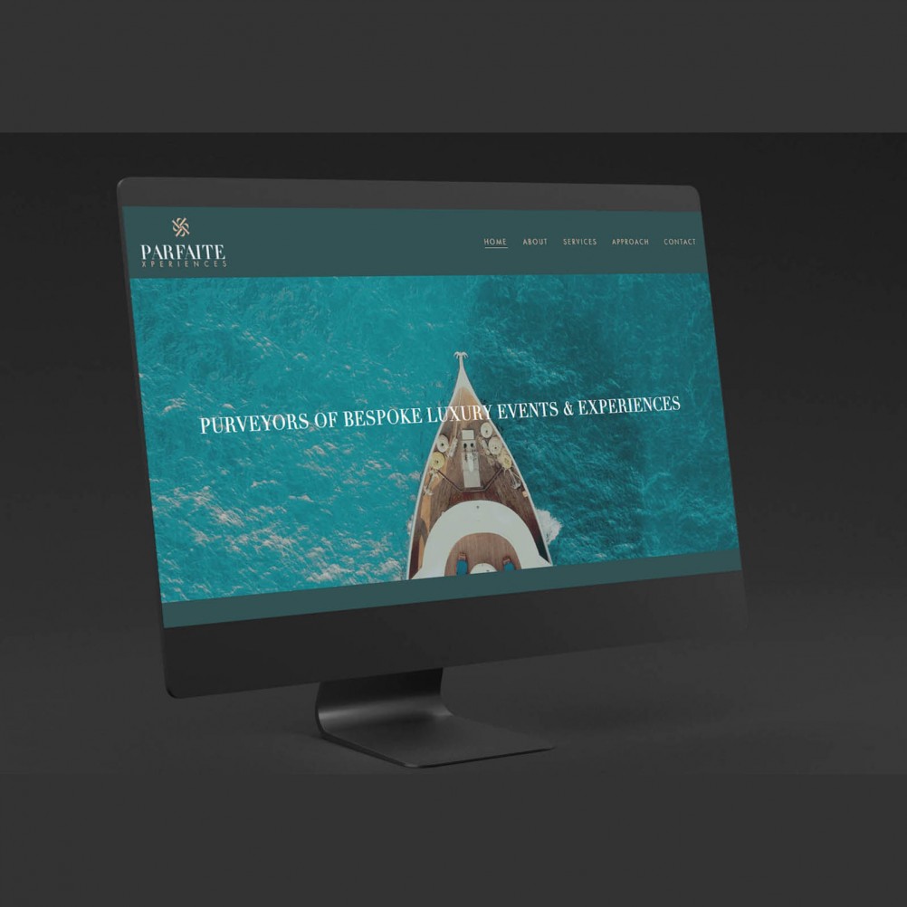 Parfaite Xperiences Website Designer London Luxury Web Design4