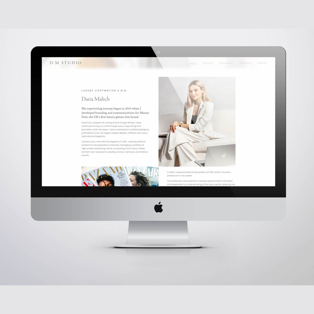 DM Studio - Website Design - JM Graphic Design