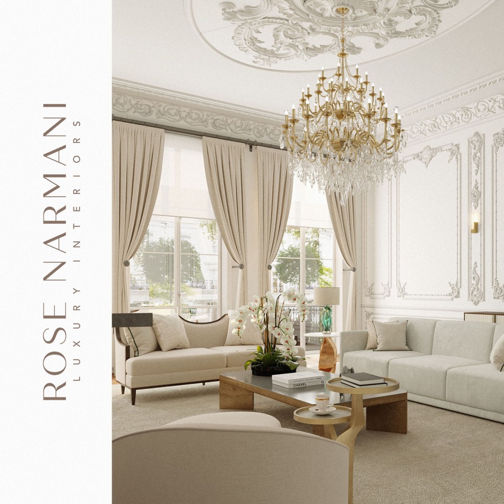 Rose Narmani Luxury Interiors - Brand Identity Design - JM Graphic Design