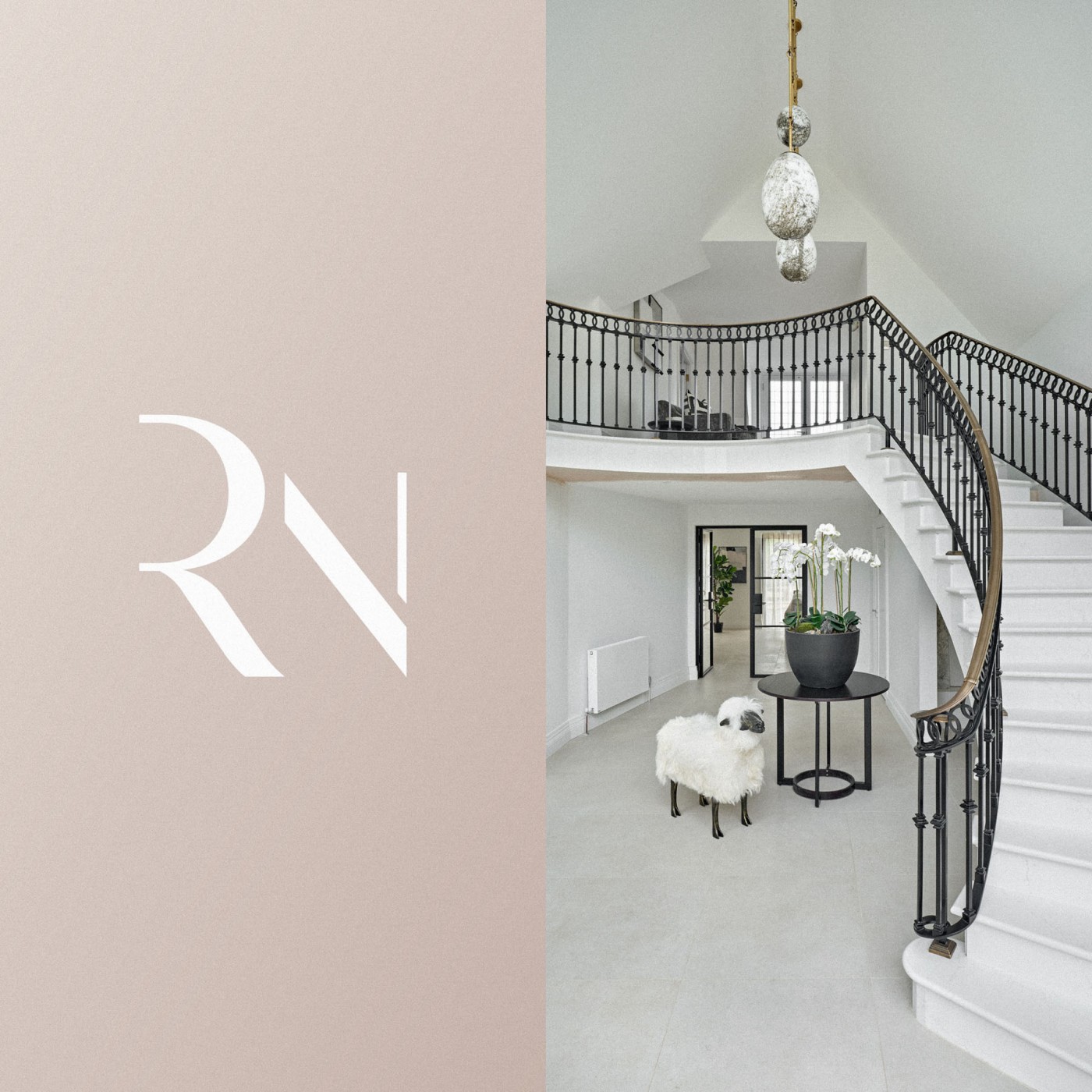 Rose Narmani Luxury Interiors - Brand Identity Design - JM Graphic Design