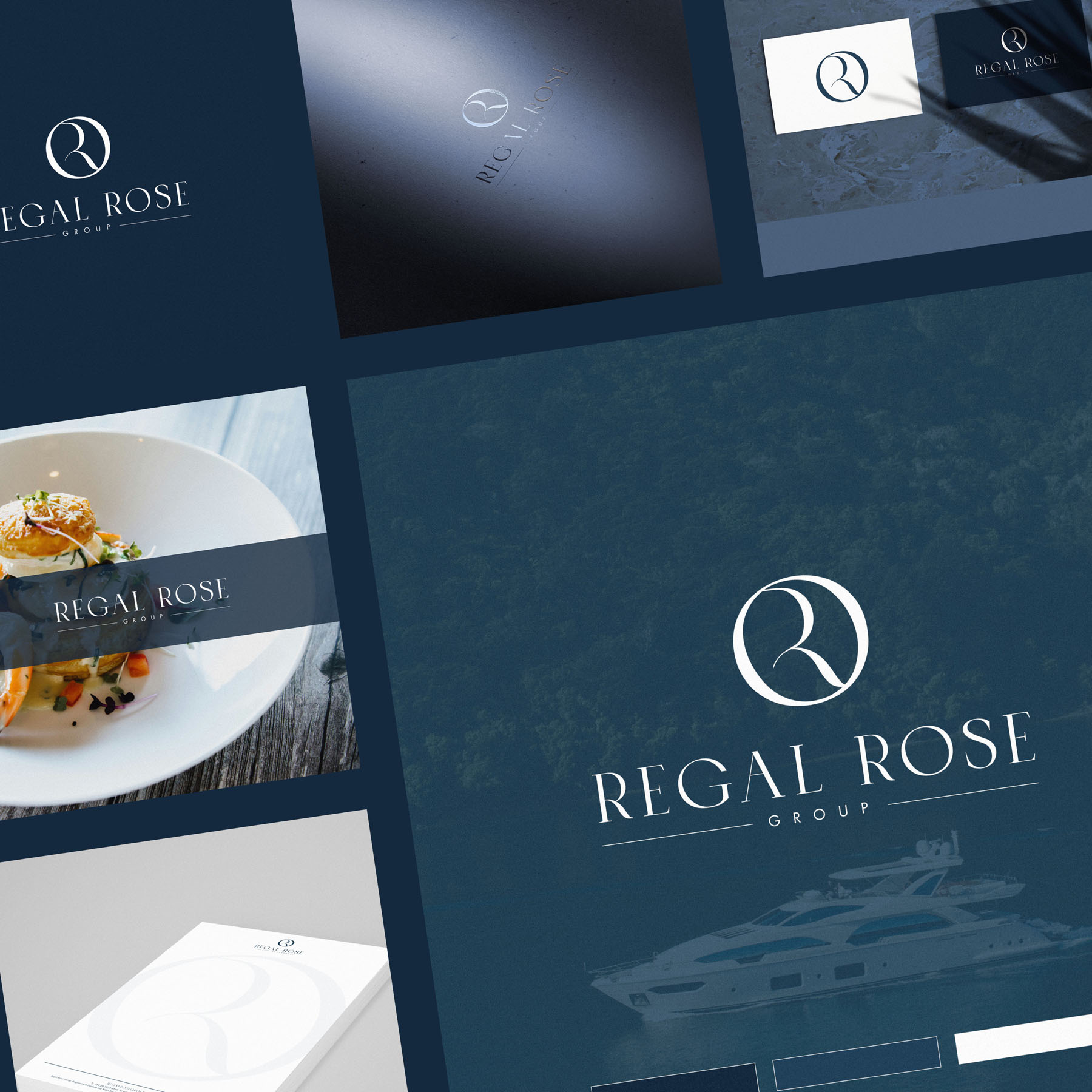 Luxury Estate Management Yacht Staffing Logo Brand Identity London