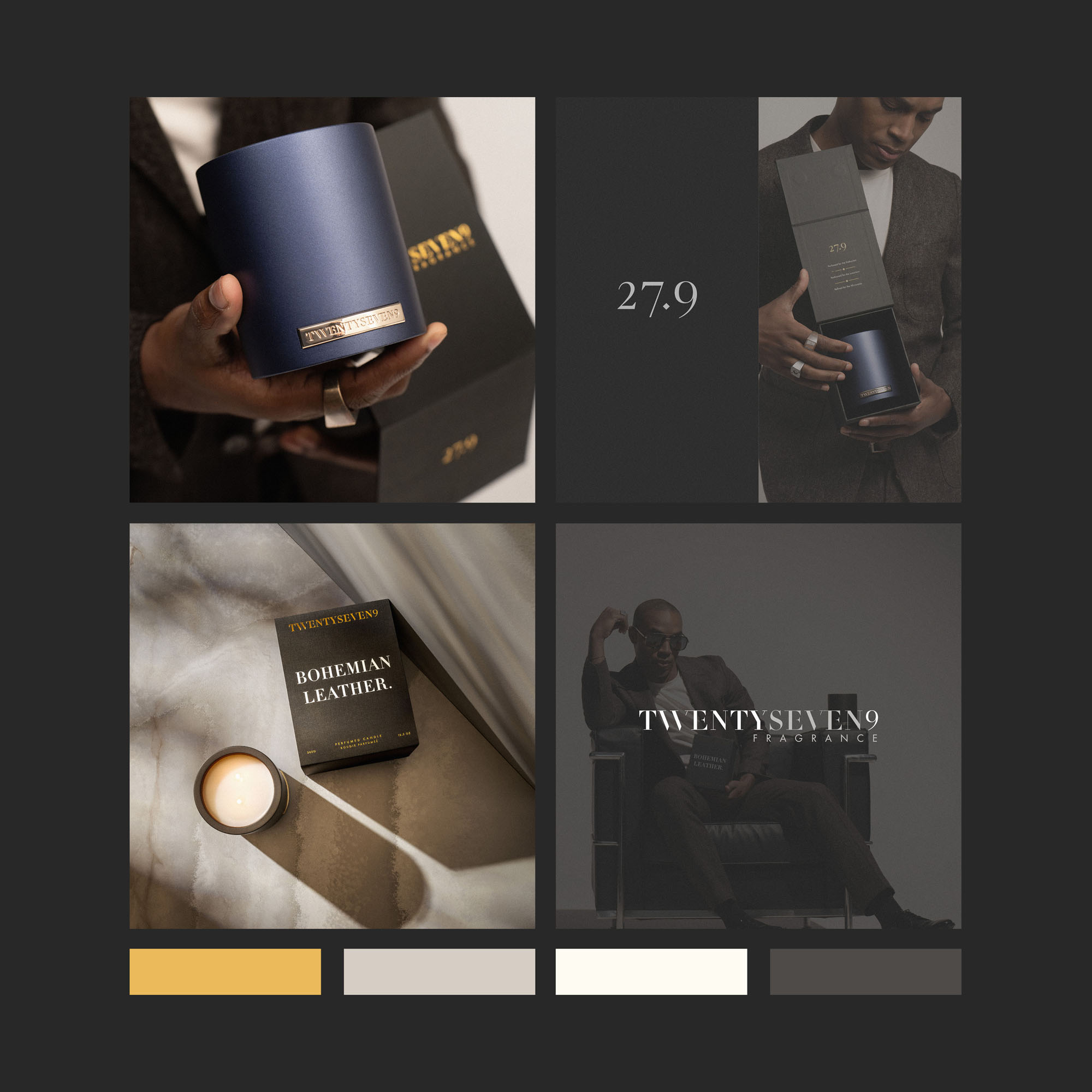 279 luxury candle brand identity & packaging design london 1