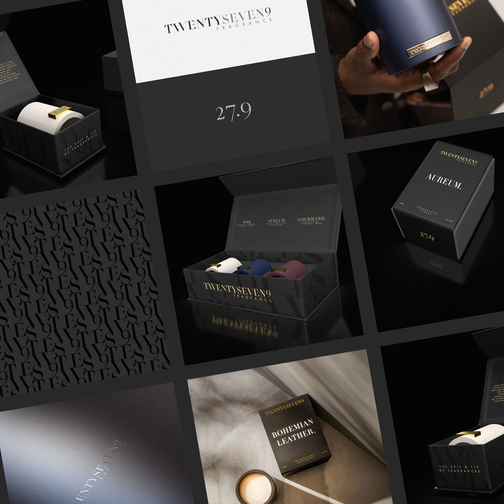 279 luxury candle brand identity & packaging design london 1