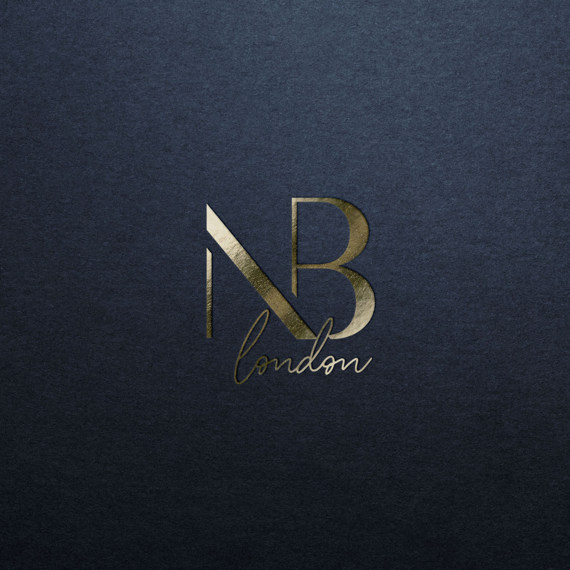 nb monogram logo designer london