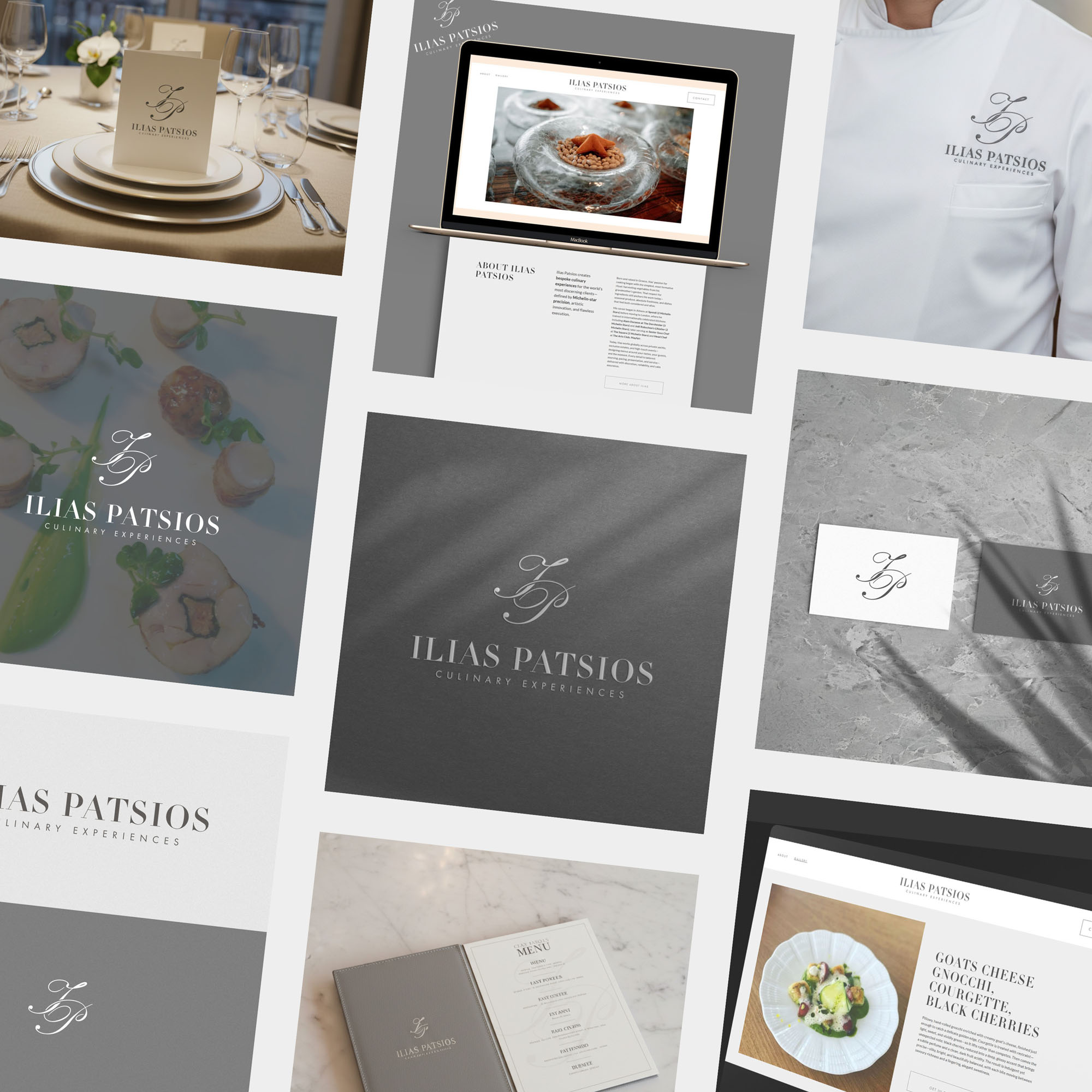 michelin star chef - Branding and Identity Design - private chef