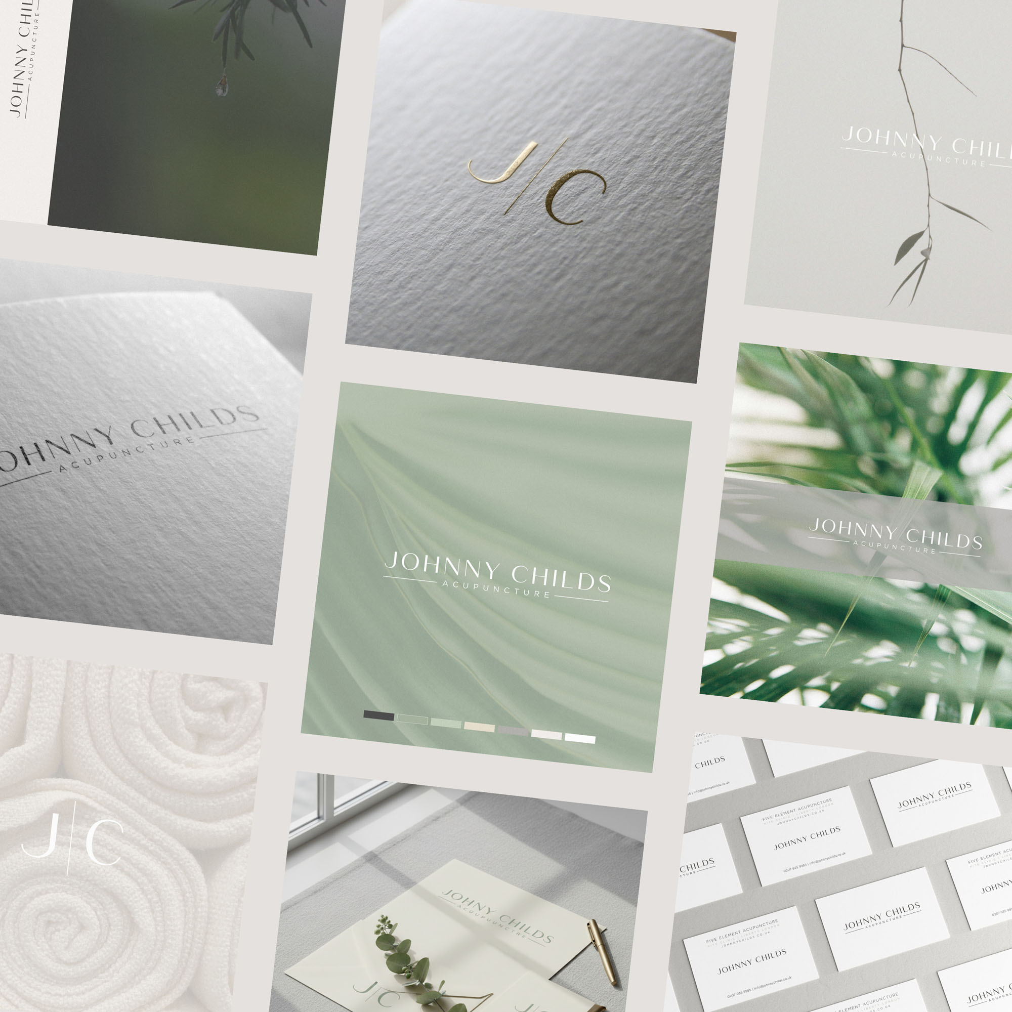 editorial luxury acupunture brand identity - quiet luxury