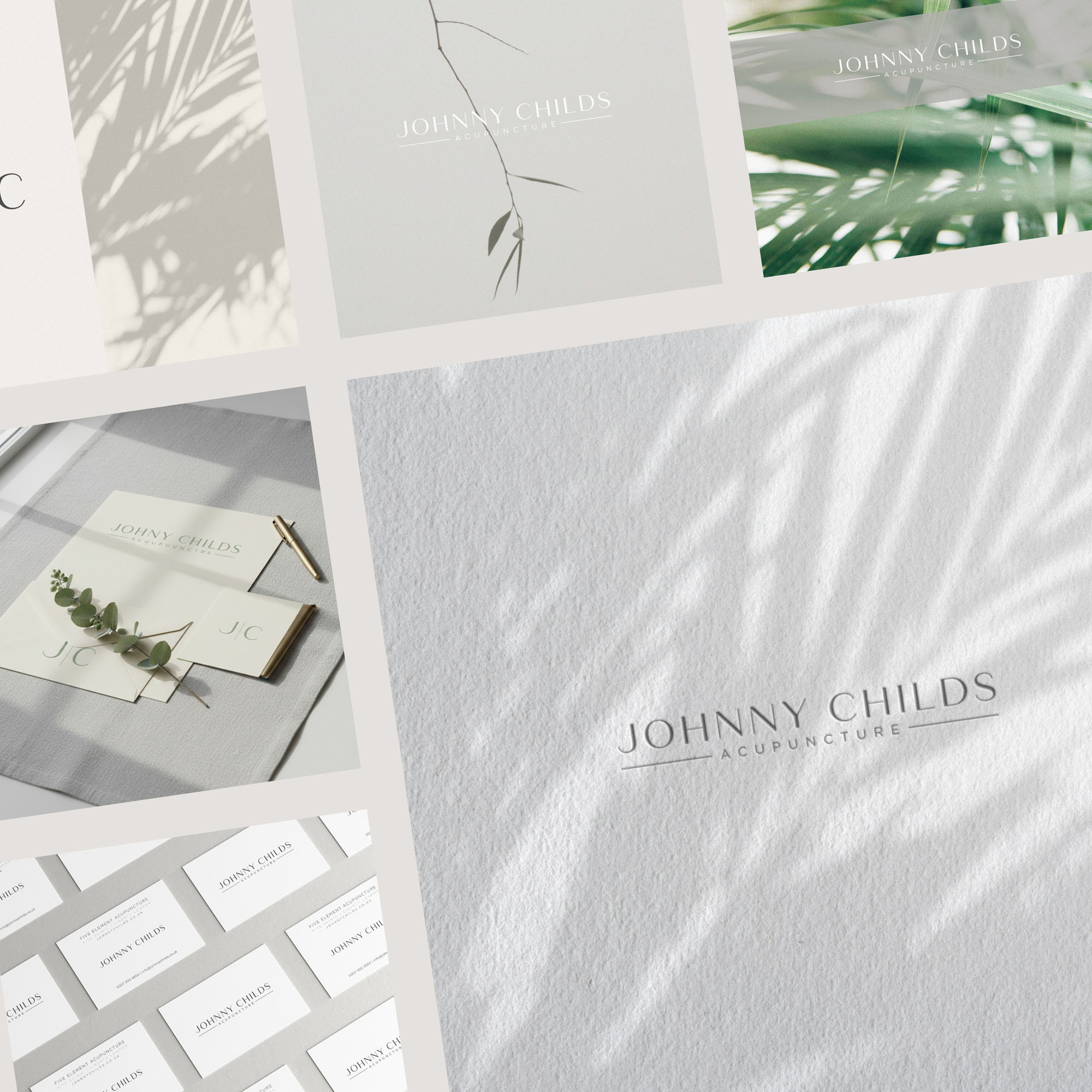editorial luxury acupunture brand identity - quiet luxury