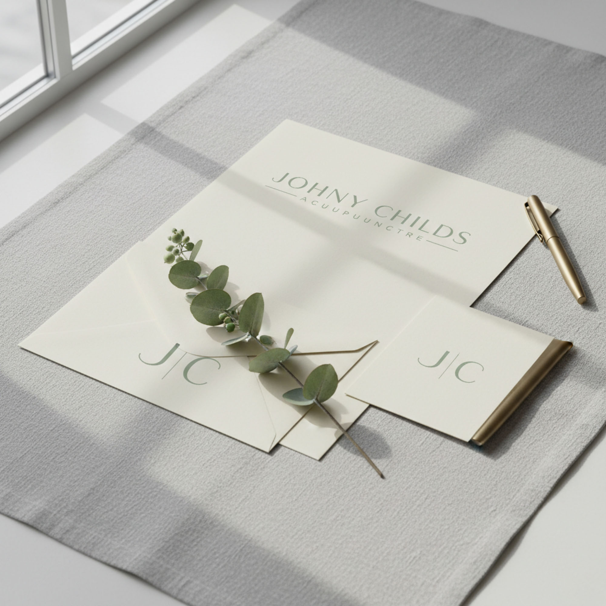 editorial luxury acupunture brand identity - quiet luxury
