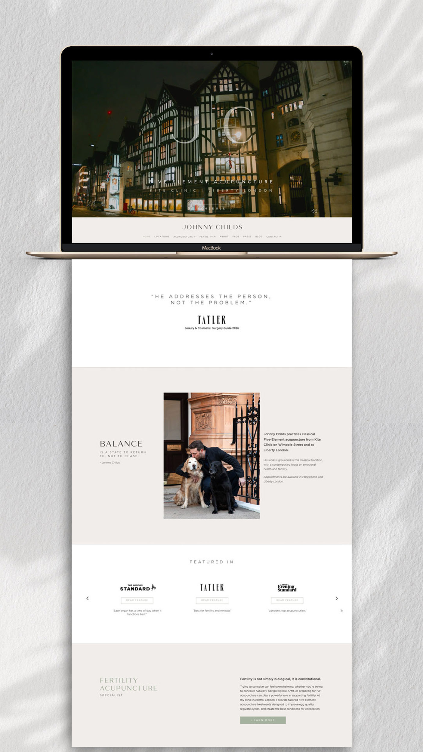 Editorial Website Design Quiet Luxury Web Development Web Design