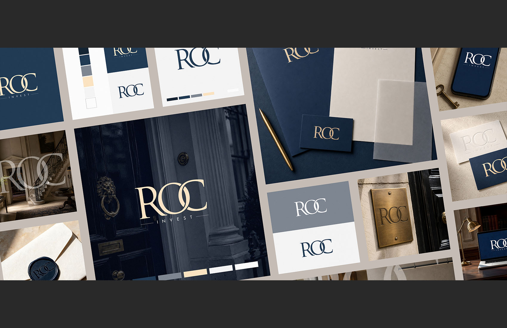 Exclusive investment company branding for UHNW clients in UAE