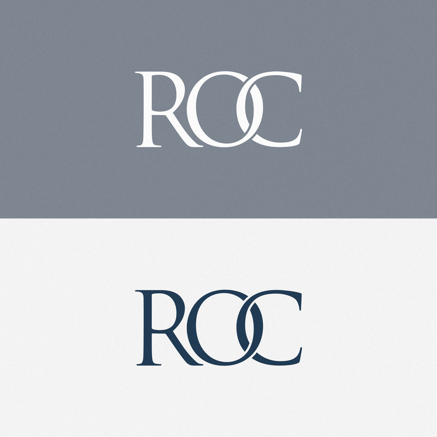 ROC Invest logo lockup showing the interlocking OC letterforms