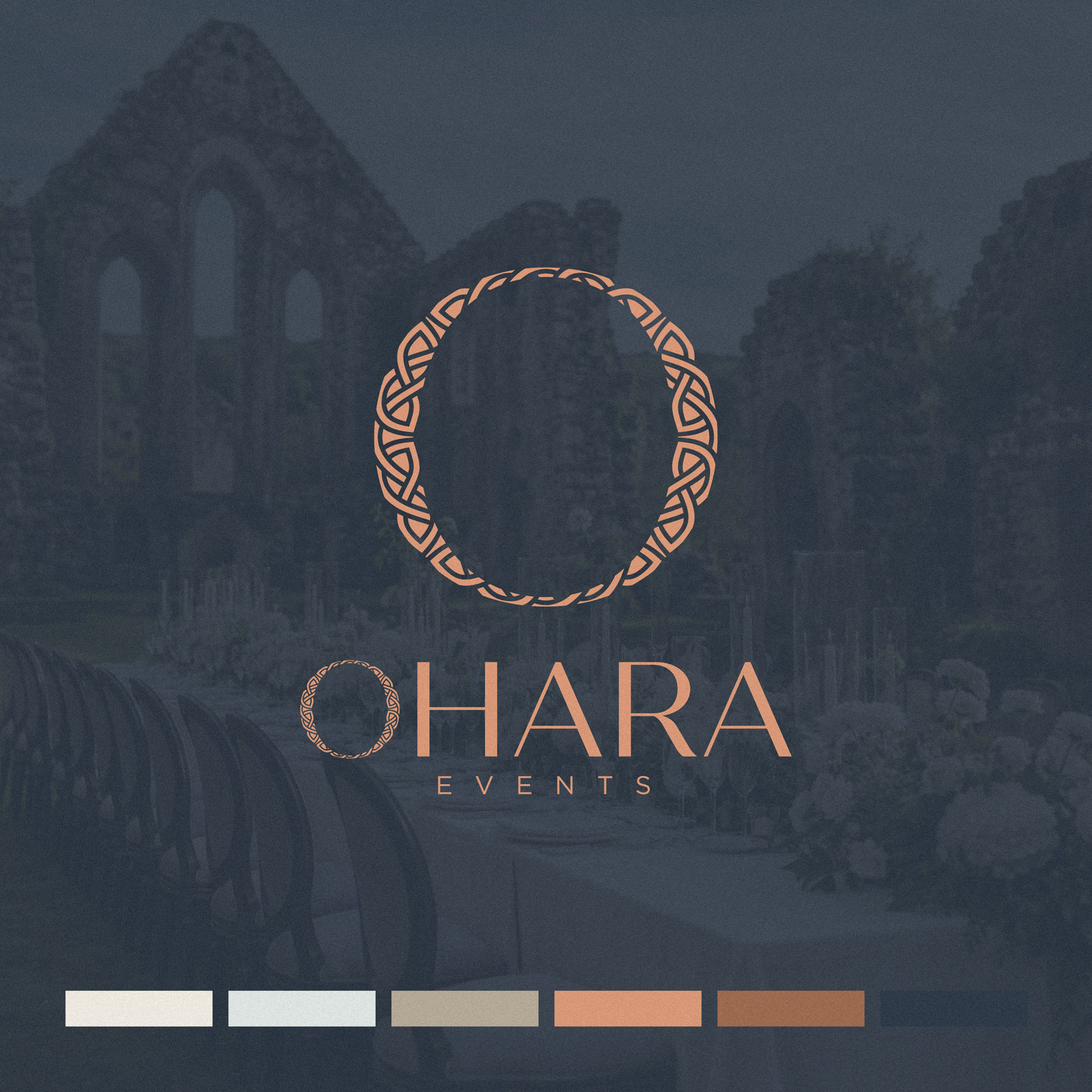 High end luxury brand identity showcased in various situations