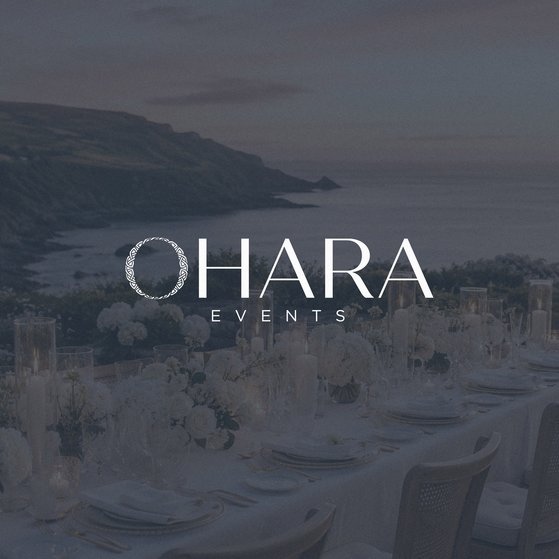 high end luxury identity & logo design for wedding & events brand