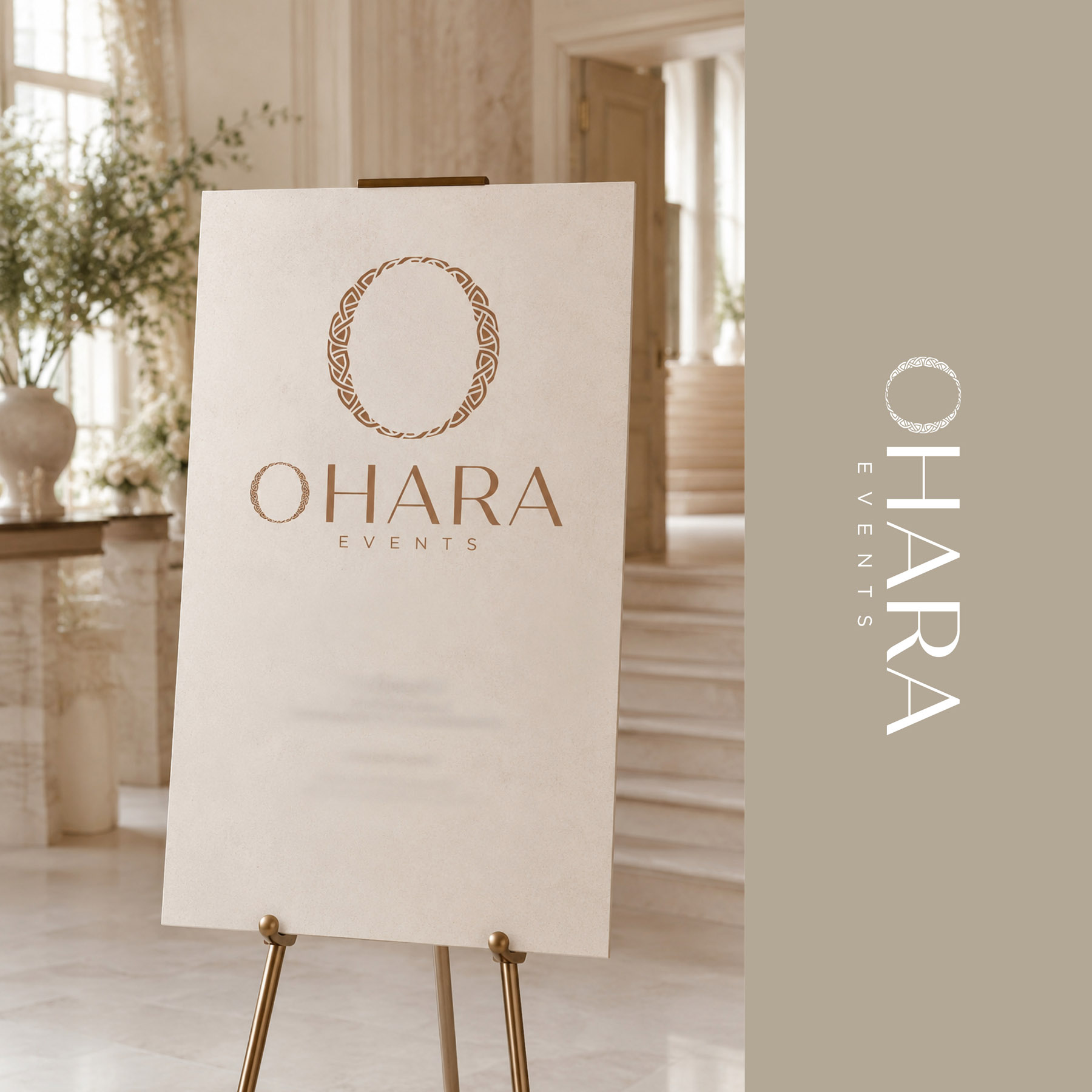 high end luxury identity & logo design for wedding & events brand18
