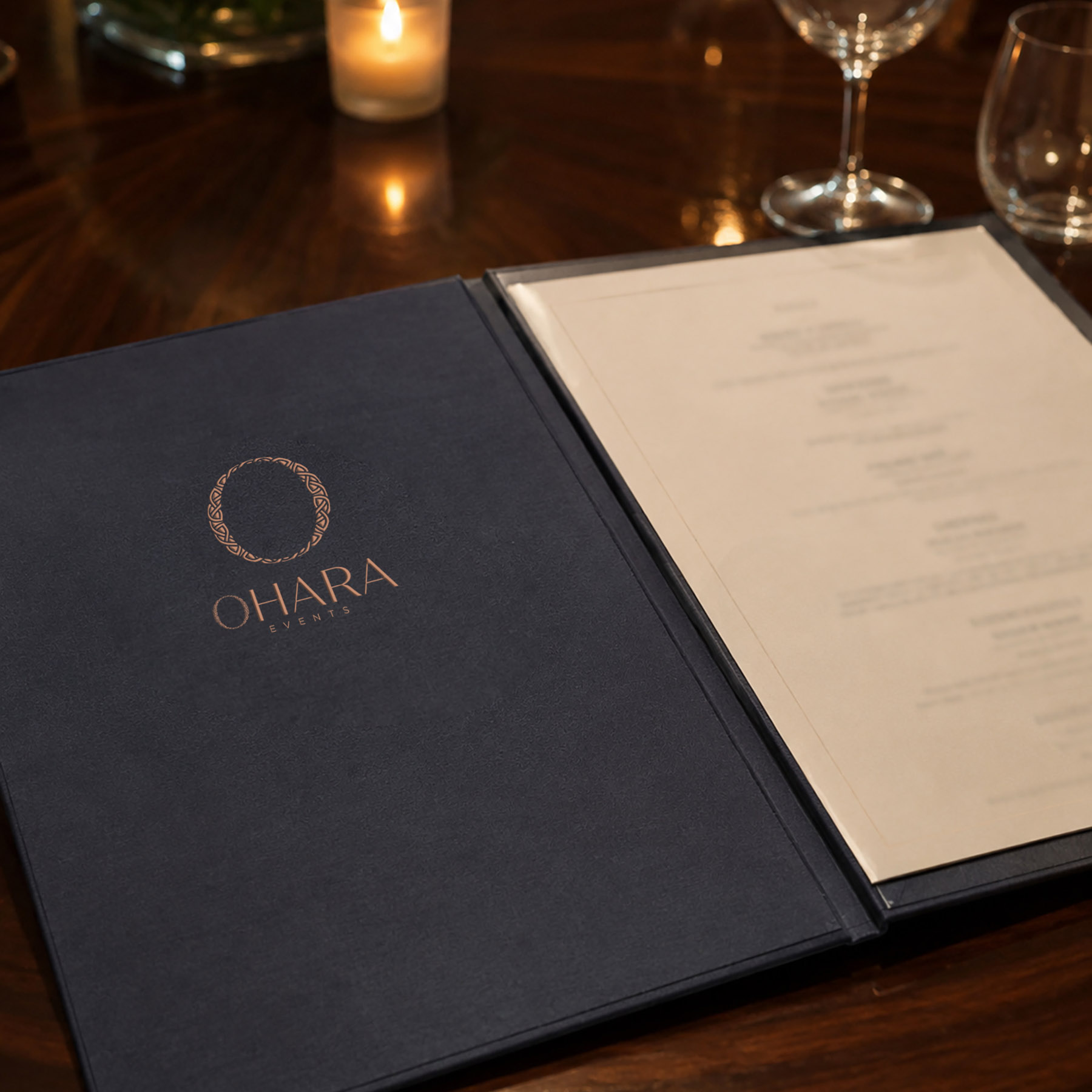 high end luxury identity & logo design for wedding & events brand